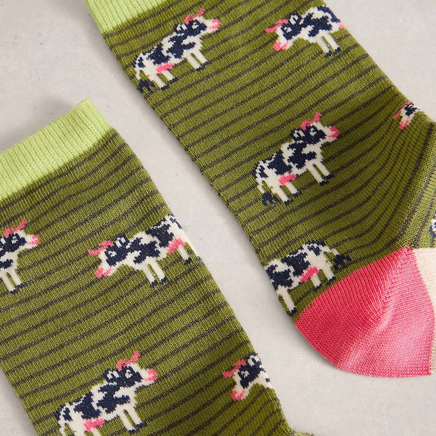 Cow Ankle Socks