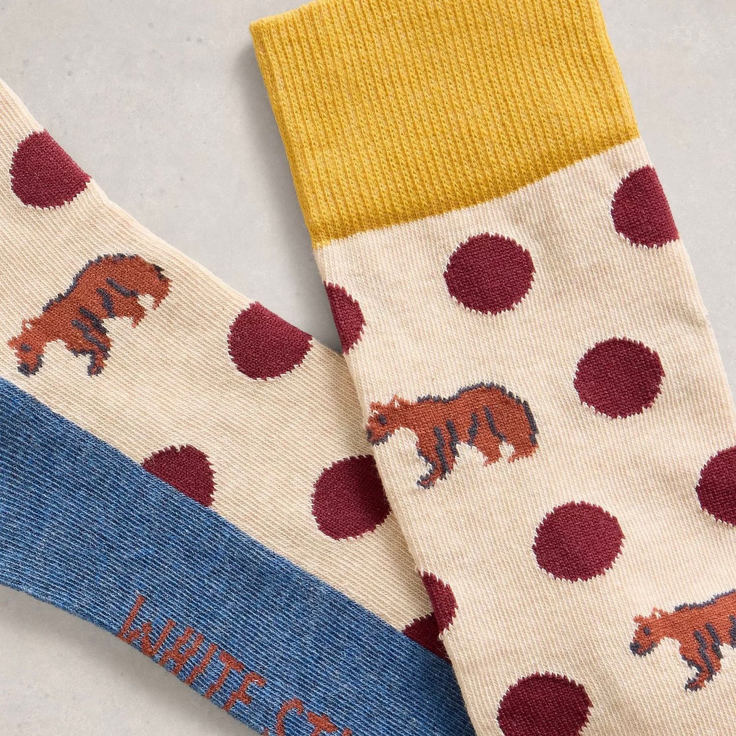 Bear Polka Dot Ankle Sock
