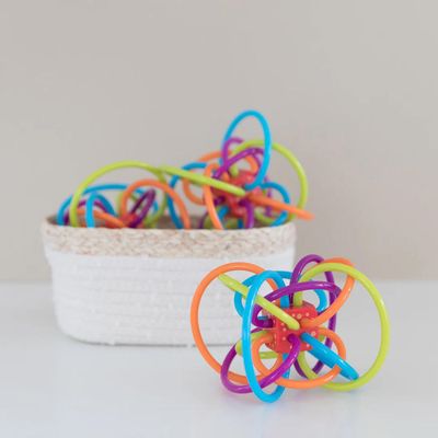 Winkel Rattle + Sensory Teether Toy
