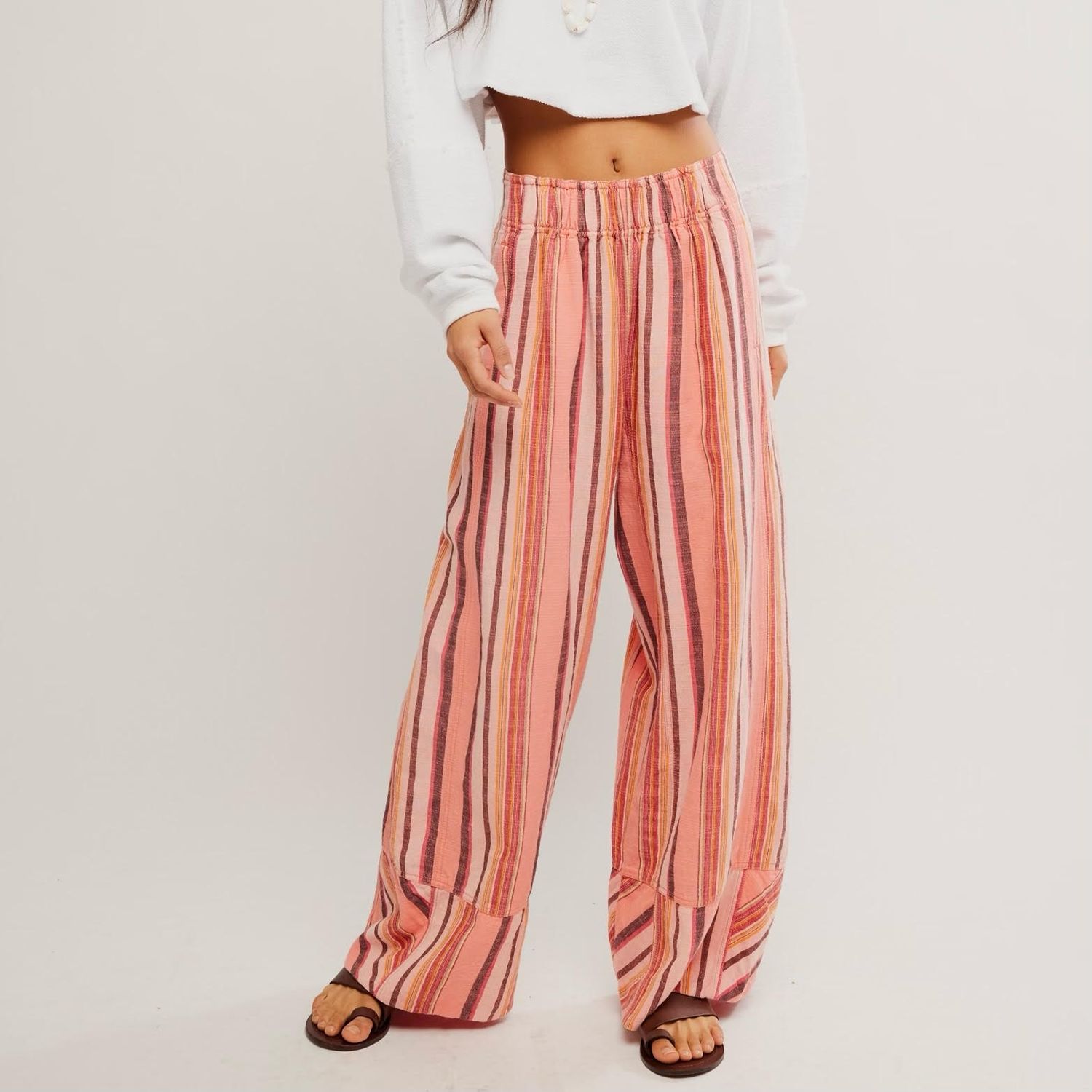 Days End Solar Linen Stripe Pant