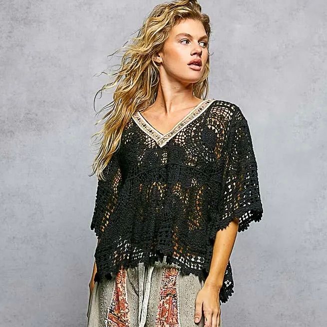 Crochet Flared Top