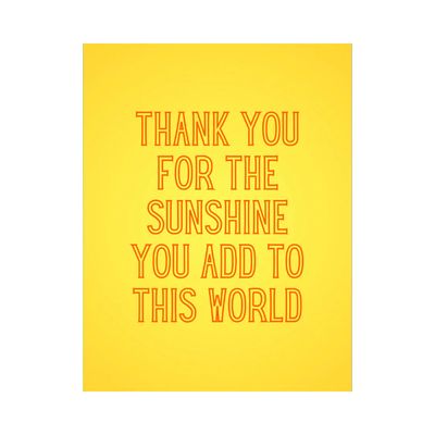 🇨🇦 Thank You For the Sunshine Card