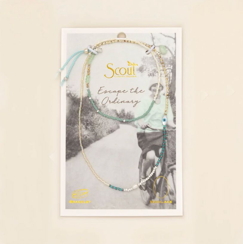 Mixed Media Wrap Bracelet/ Necklace (8 styles)