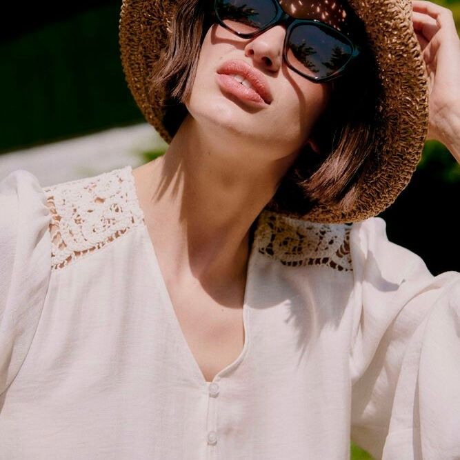 Issy LS Shirt, Marshmallow