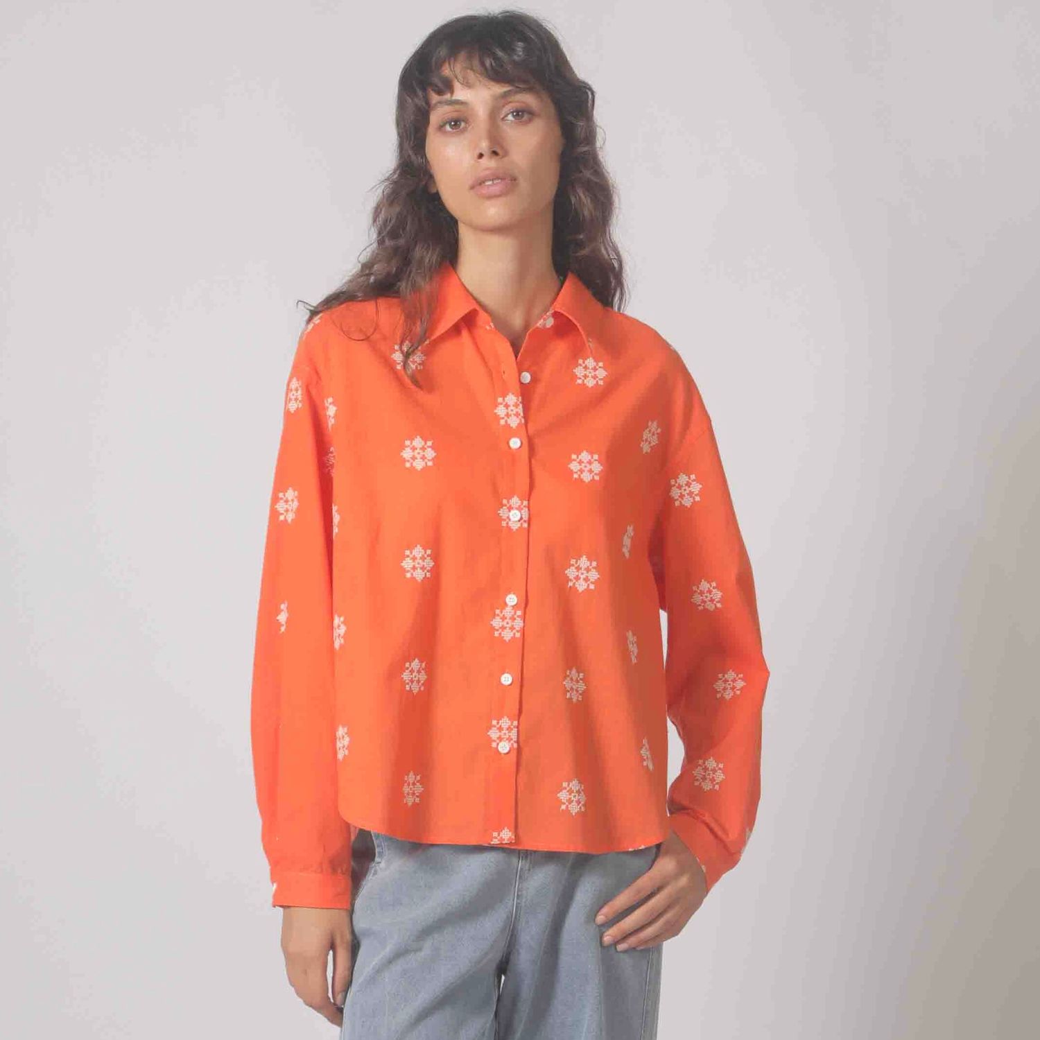 Embroidered Pattern Top