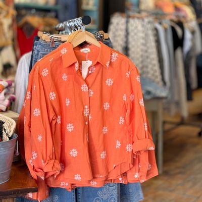 Embroidered Pattern Top