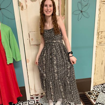 Floral Spaghetti Strap Dress