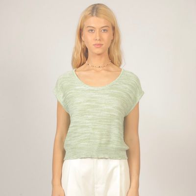 Knit Scoop Neck Top