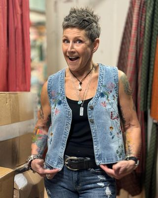 Tiala Aniceta Embroidered Vest