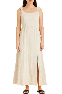 🇨🇦 Linen Smocked Dress