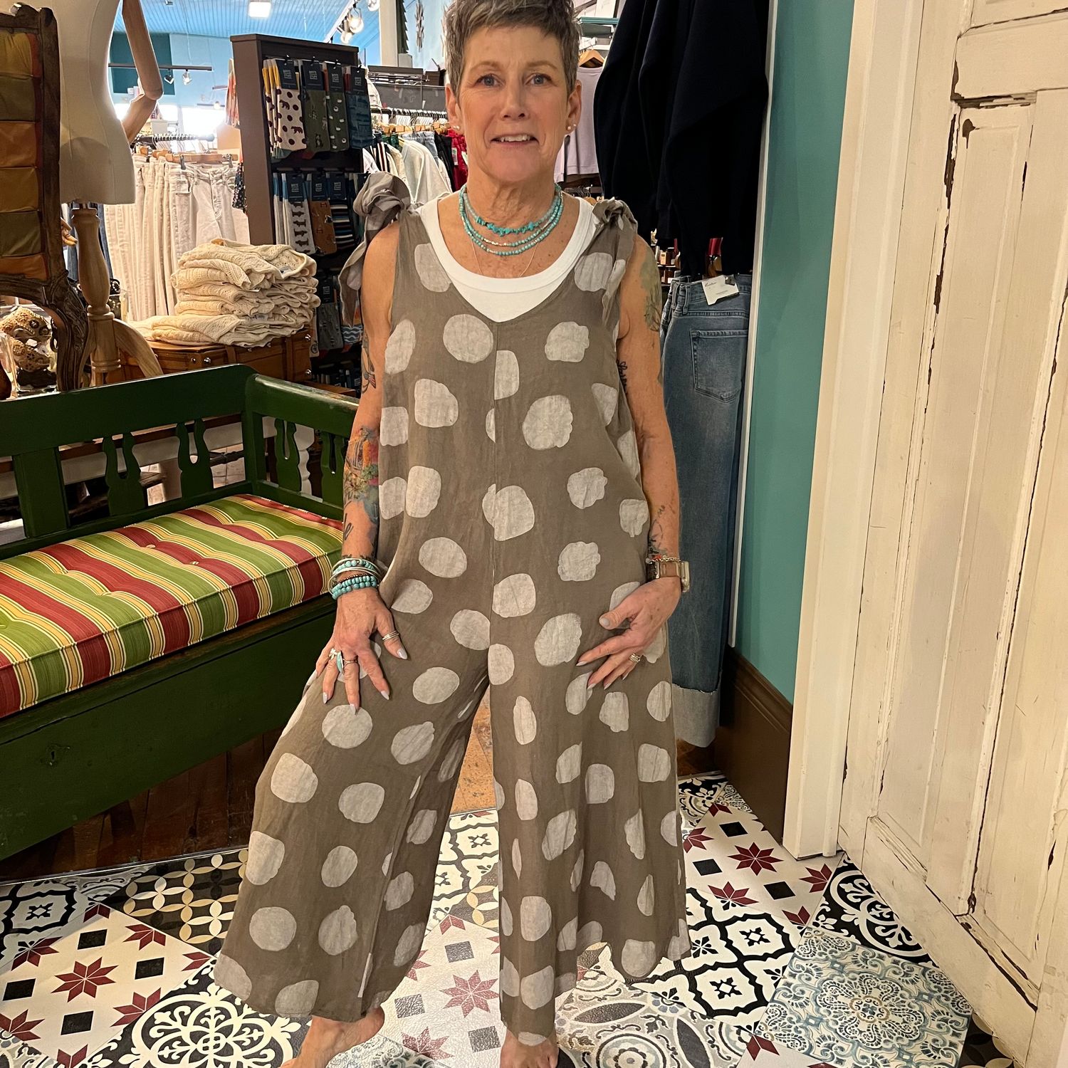 🇨🇦 Polka Dot Romper