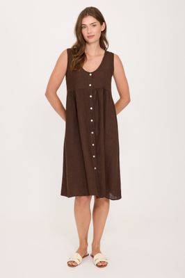 🇨🇦 Buttoned Linen Dress
