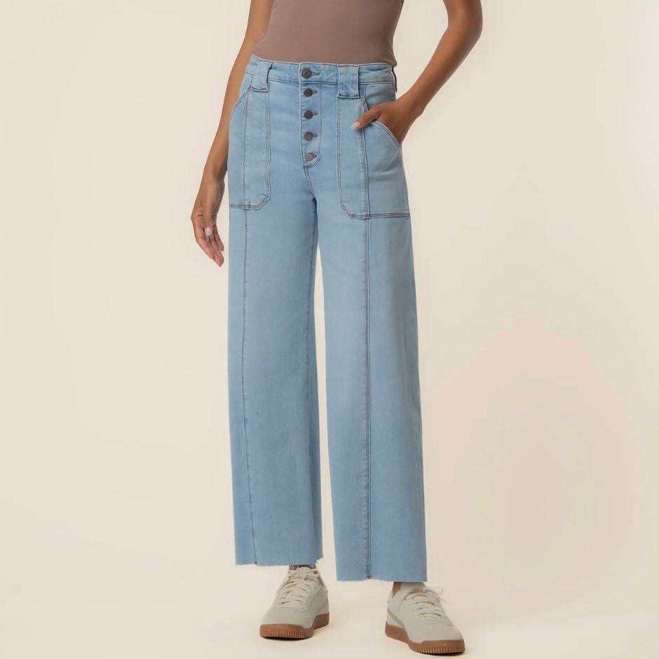 Meg Patch Pocket, Exposed Button Jean, Tone