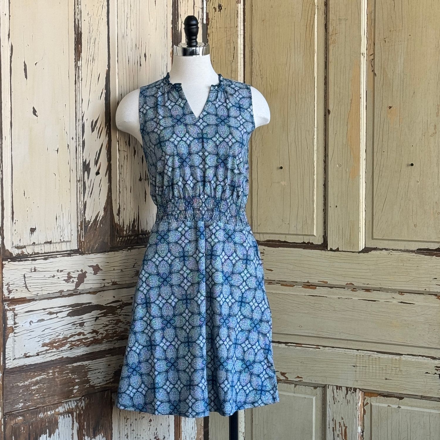Cottage Dress, Gibraltar Sea