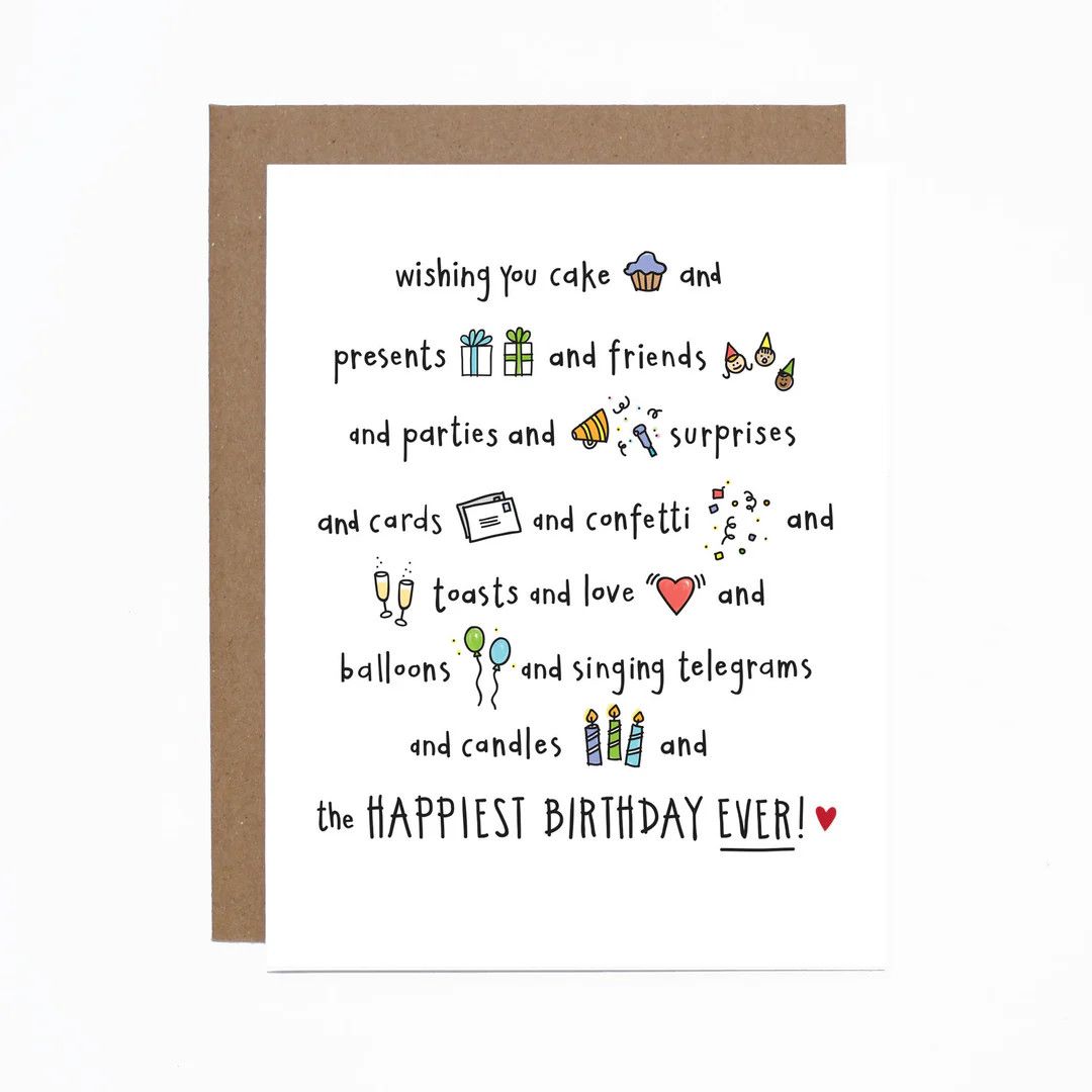 Birthday Cards (5 styles)