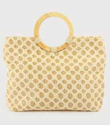 🇨🇦 Textured Rafia Bag