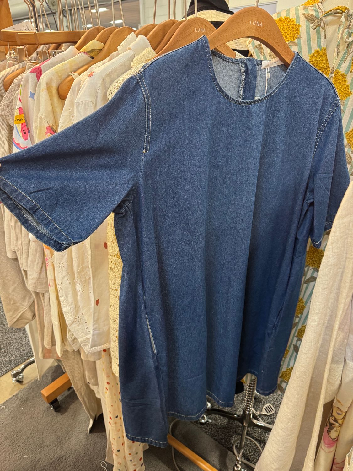 🇨🇦 Denim Tunic with Pockets - SALE -