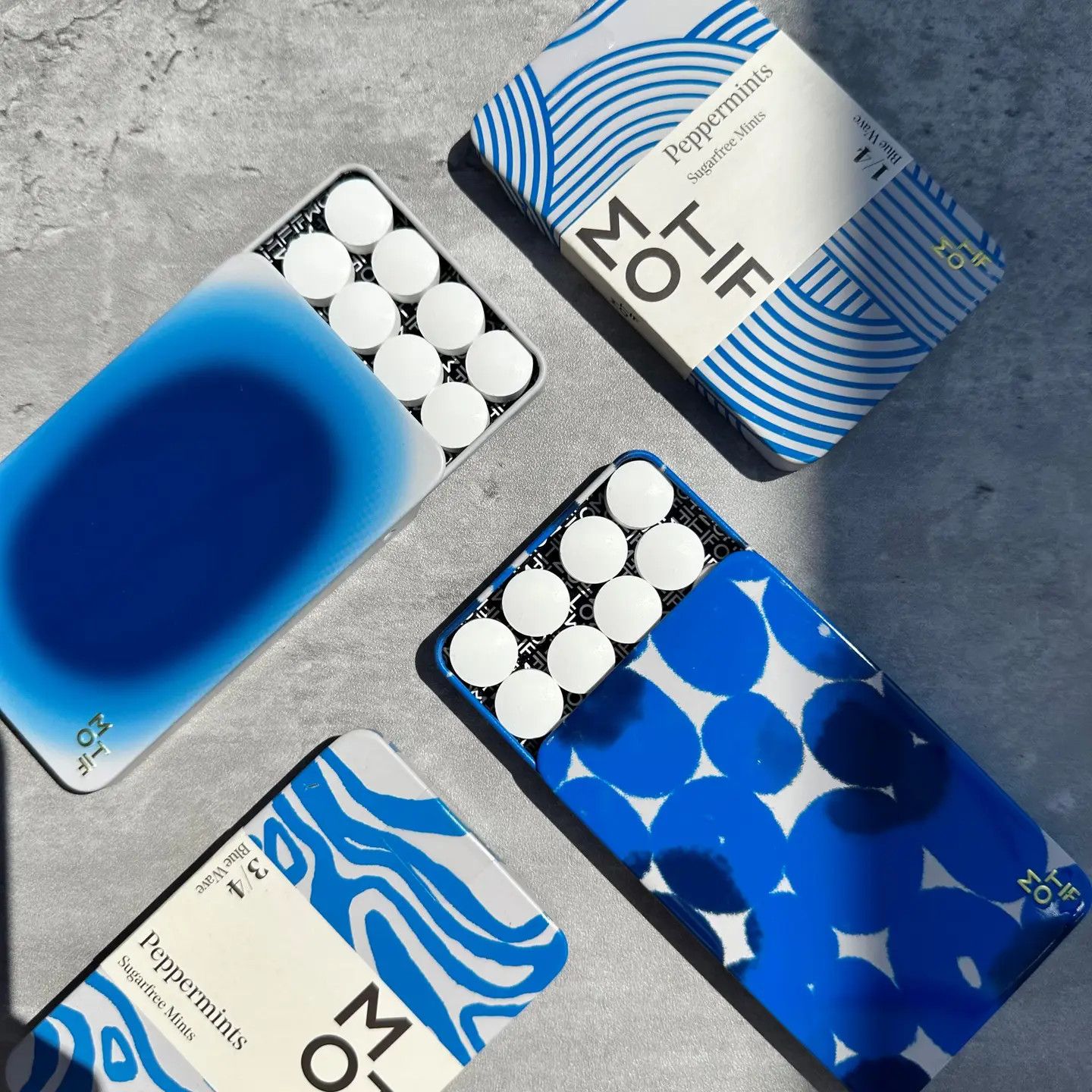 Sugarfree Peppermints, Blue Wave