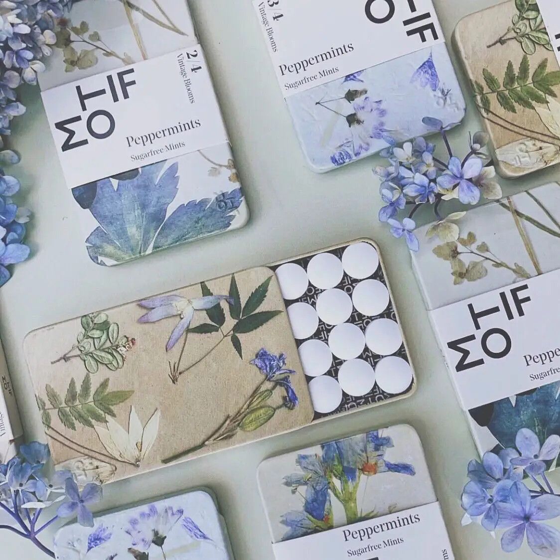 Sugarfree Peppermints, Vintage Blooms