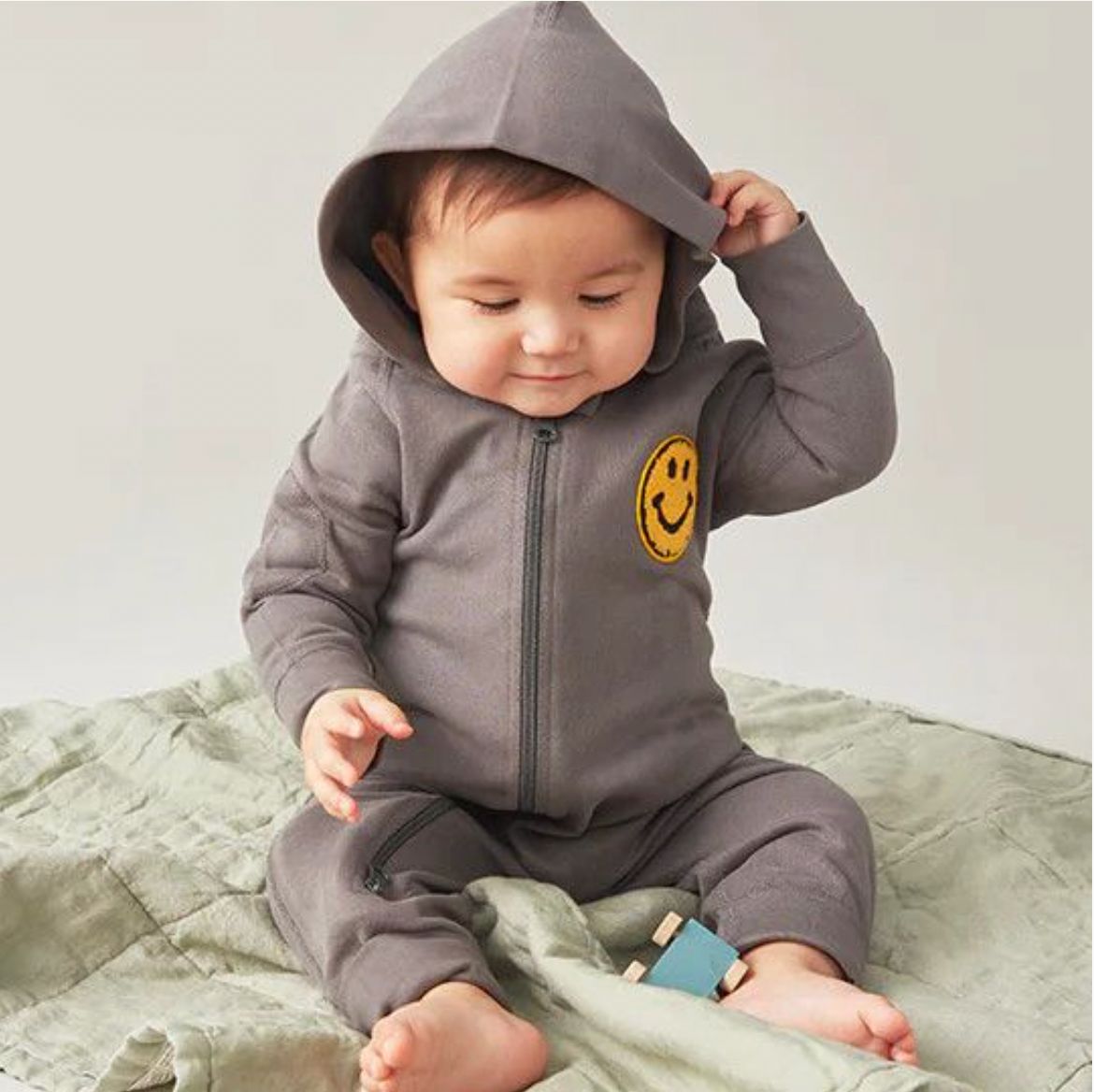 🇨🇦 Be Happy Hooded Zipsuit