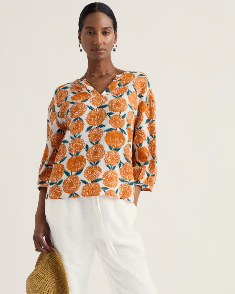 Streamlet Marigold Top