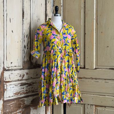 June Tiered Shirt Dress