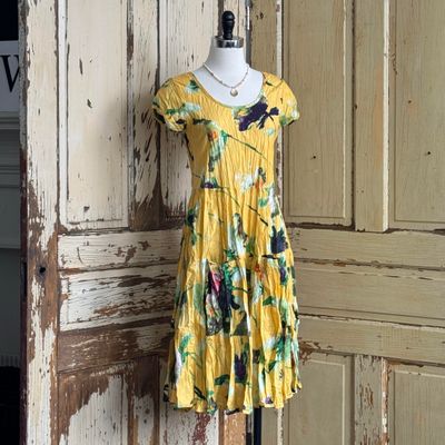 Jade Iris Floral Dress
