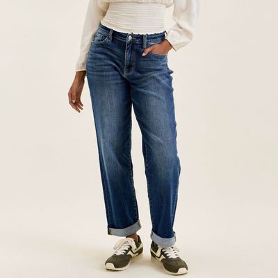 Billie Boyfriend Cuffed Denim Jean