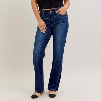Mid Rise Straight Fit Jean