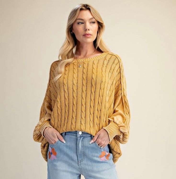 Cable Knitted Sweater