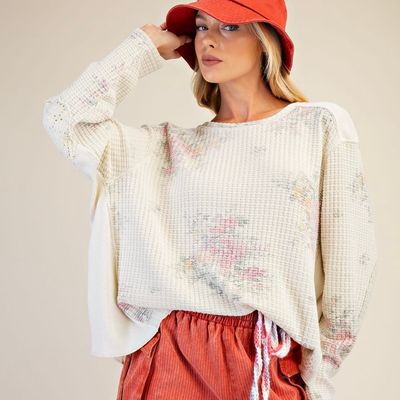 Floral Printed Thermal Top