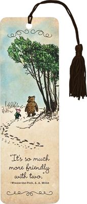 Winnie-the-Pooh Bookmark, Friendly with Two