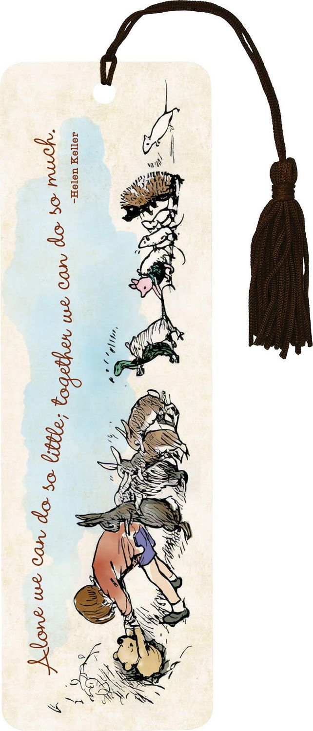 Winnie-the-Pooh Bookmark, Together We Can