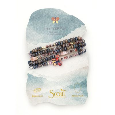Ceramic Bead Wrap Bracelet/ Necklace (5 styles)