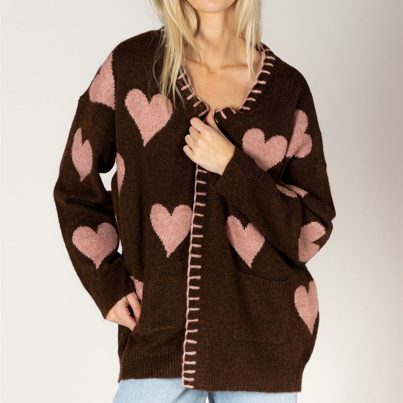 🇨🇦 Elska Heart Open Cardi