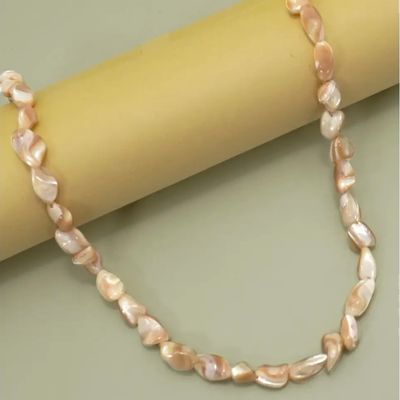 Iridescent Mother Of Pearl Shell Necklace