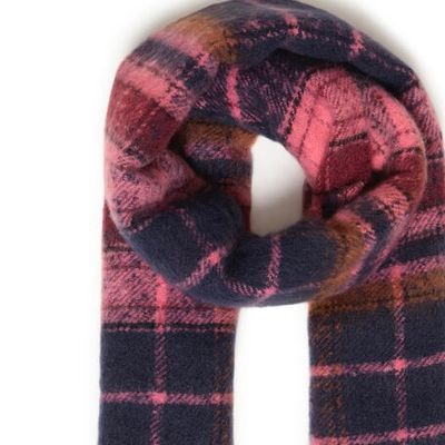 Delia Plaid Scarf