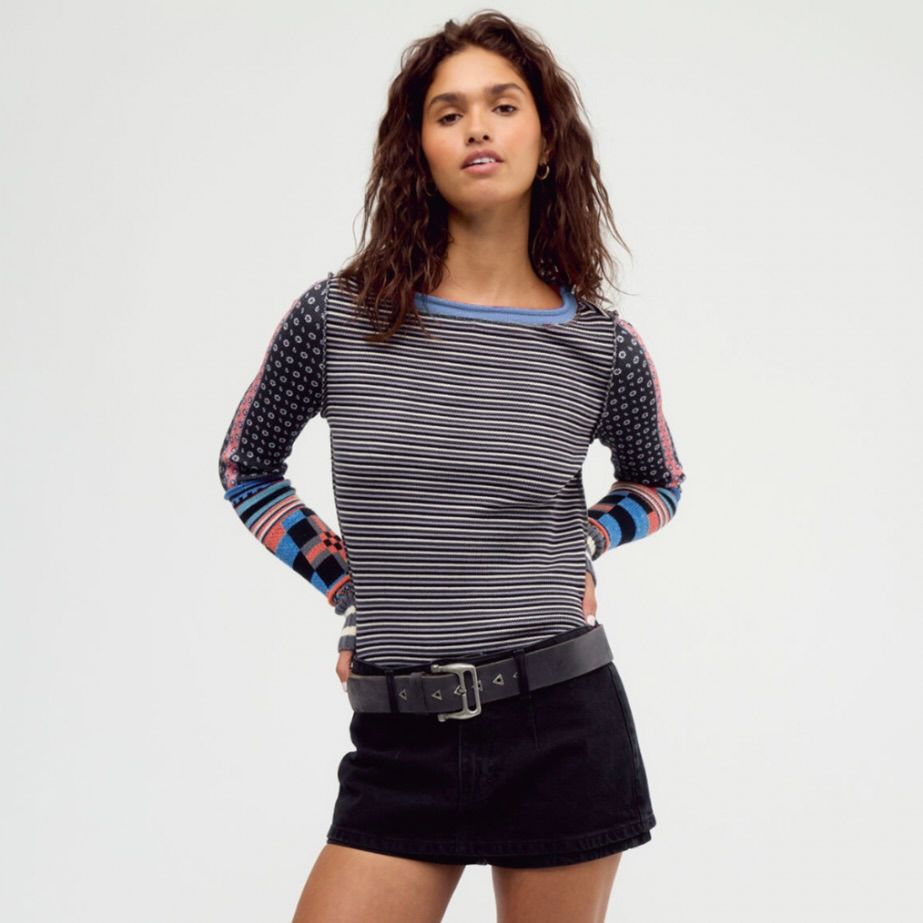 Macey Swit Cuff Top