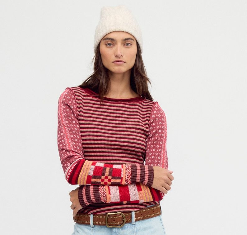 Macey Swit Cuff Top