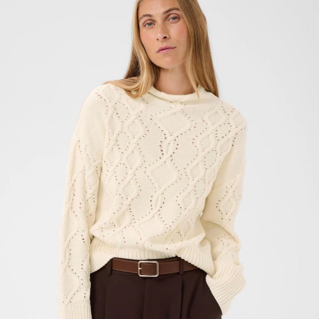 Charnel Cable Knit Sweater