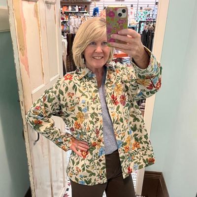 Cennet Casual Flower Jacket