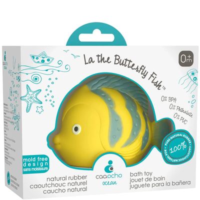🇨🇦 Natural Rubber Fish Bath Toy, Non Toxic
