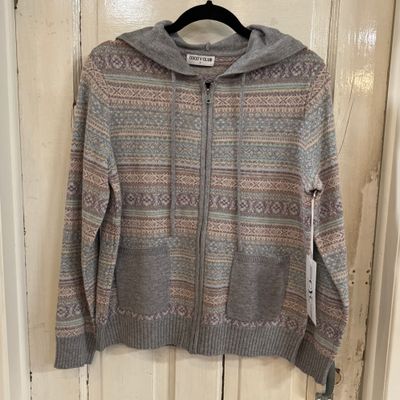🇨🇦 Fairisle Hooded Zip Cardi