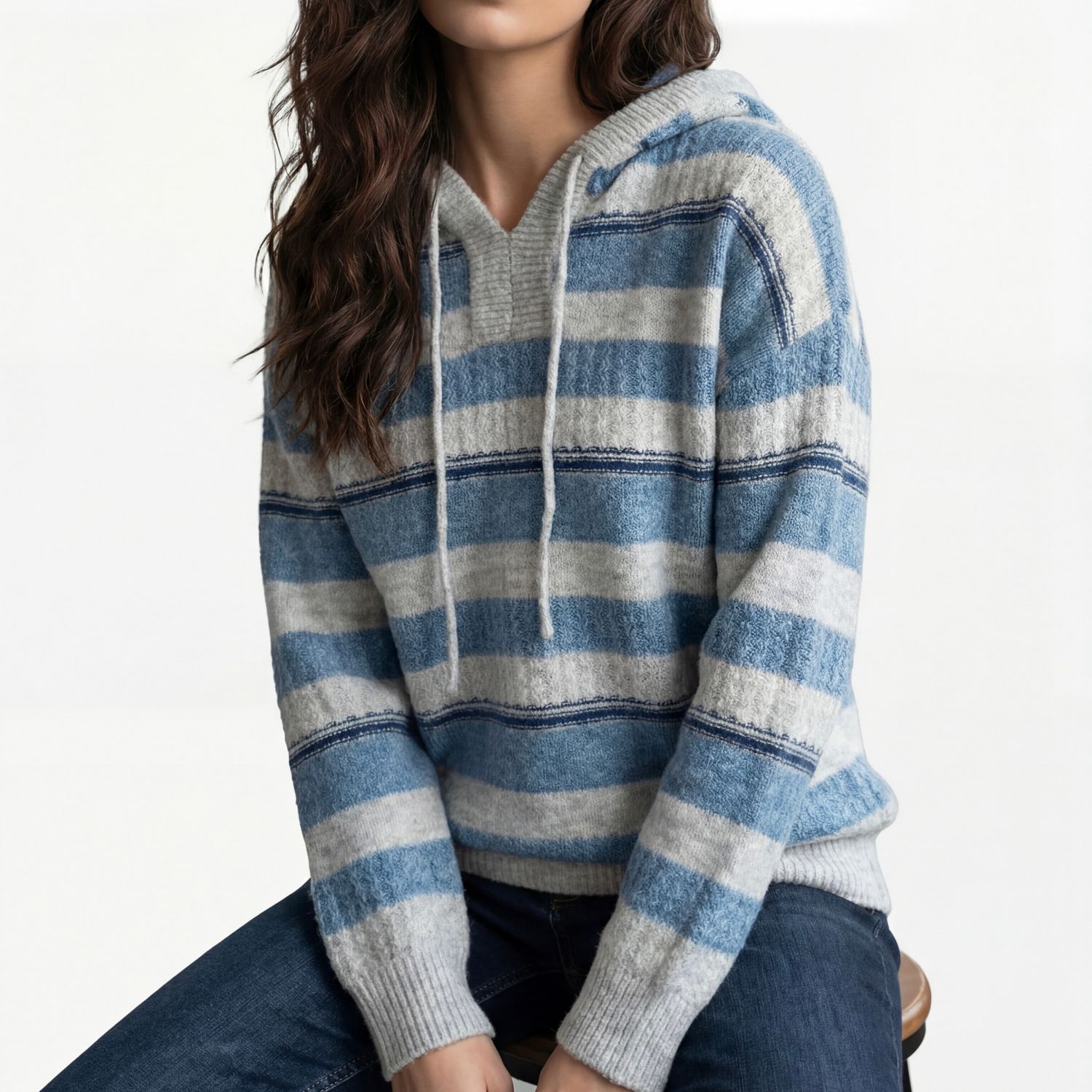 🇨🇦 Striped Hoodie Sweater