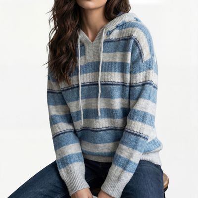 🇨🇦 Striped Hoodie Sweater