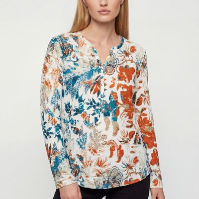 🇨🇦 Patterned Waffle Top