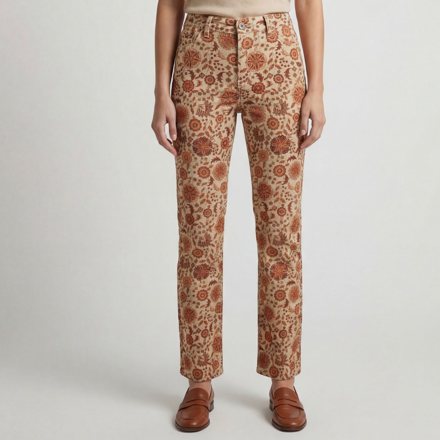 🇨🇦 Vintage Vibe Patterned Cord Pant
