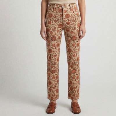 🇨🇦 Vintage Vibe Patterned Cord Pant