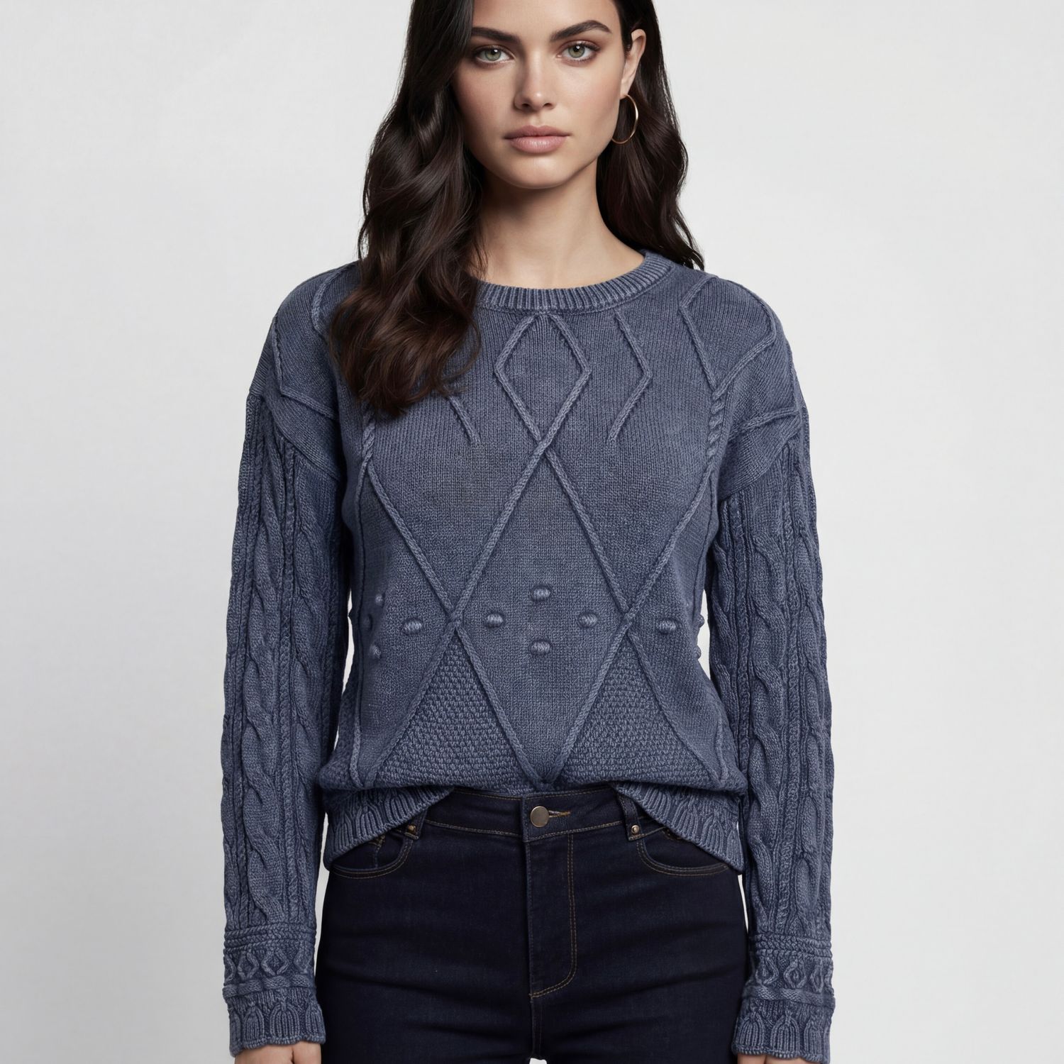 🇨🇦 Cable Sleeve Sweater