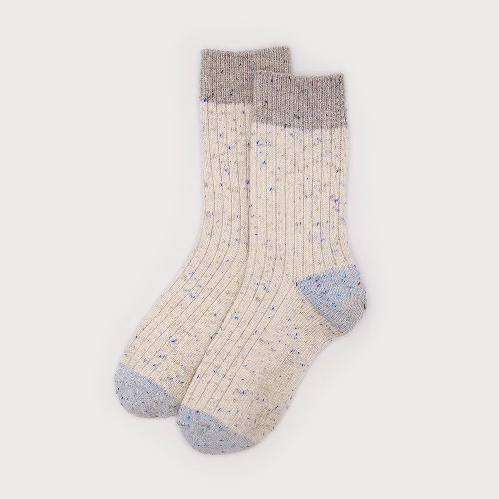 Two Tone Flecked Socks (3 Colours)